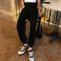 White overalls track pants