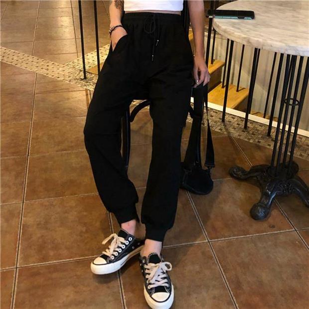 White overalls track pants