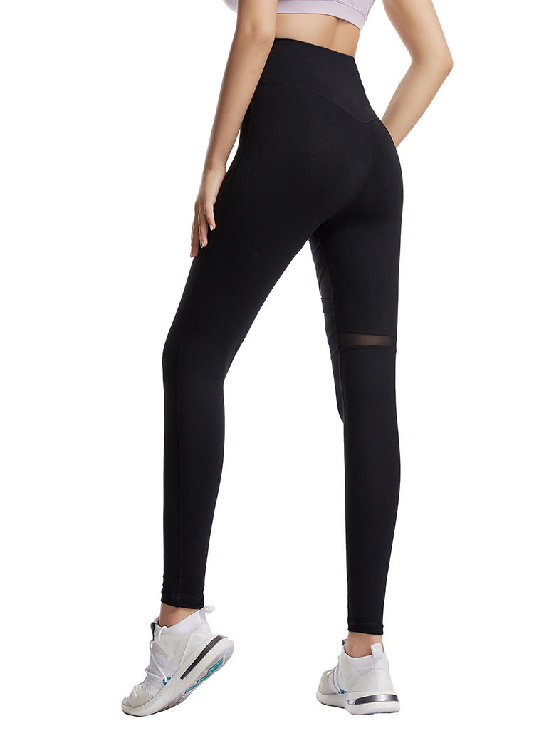 Cross-Waist High Waist Leggings — Yoga & Gym