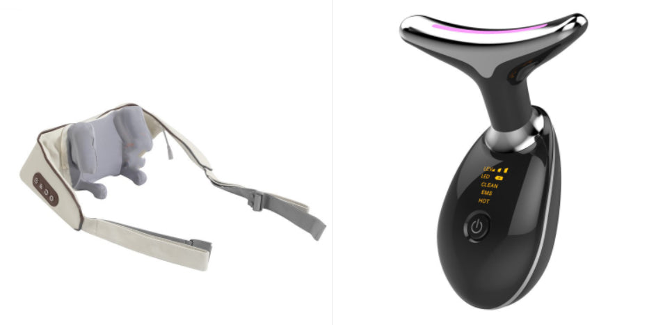 Neck Massager Dredge Kneading Hot Compress Multifunctional