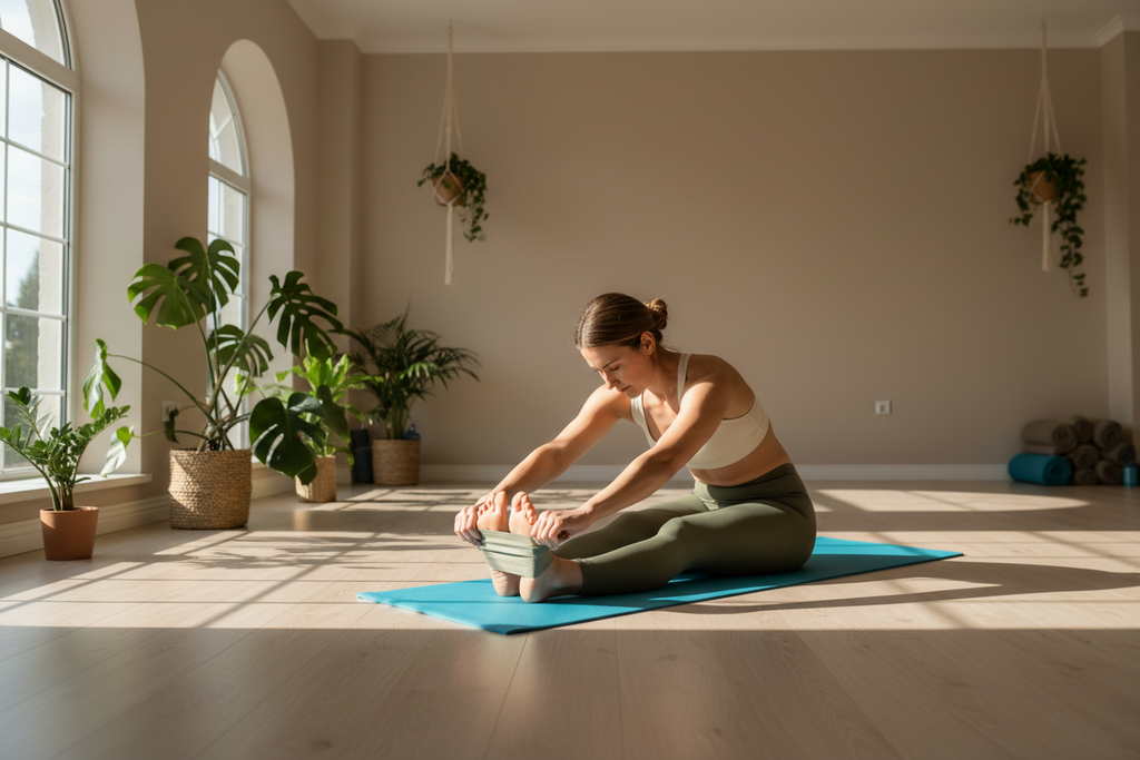 Yoga fitness resistance band