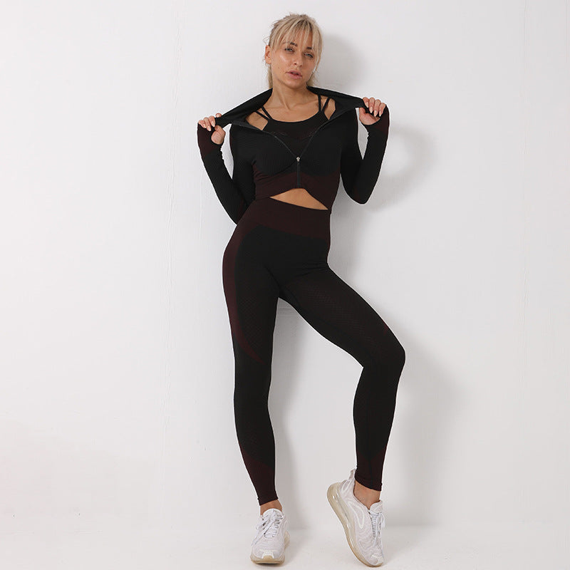 Elevex 3-Piece Seamless Yoga Set