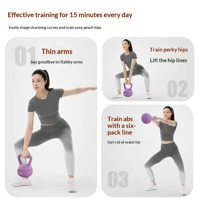 Home Gym Shaping  Strength Training Squats Arm Exercises Soft-Base Dumbbells