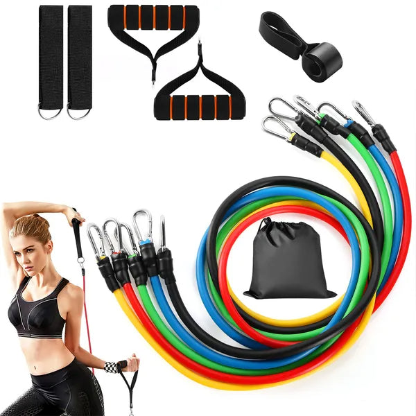11 Pcs Resistance Bands Set